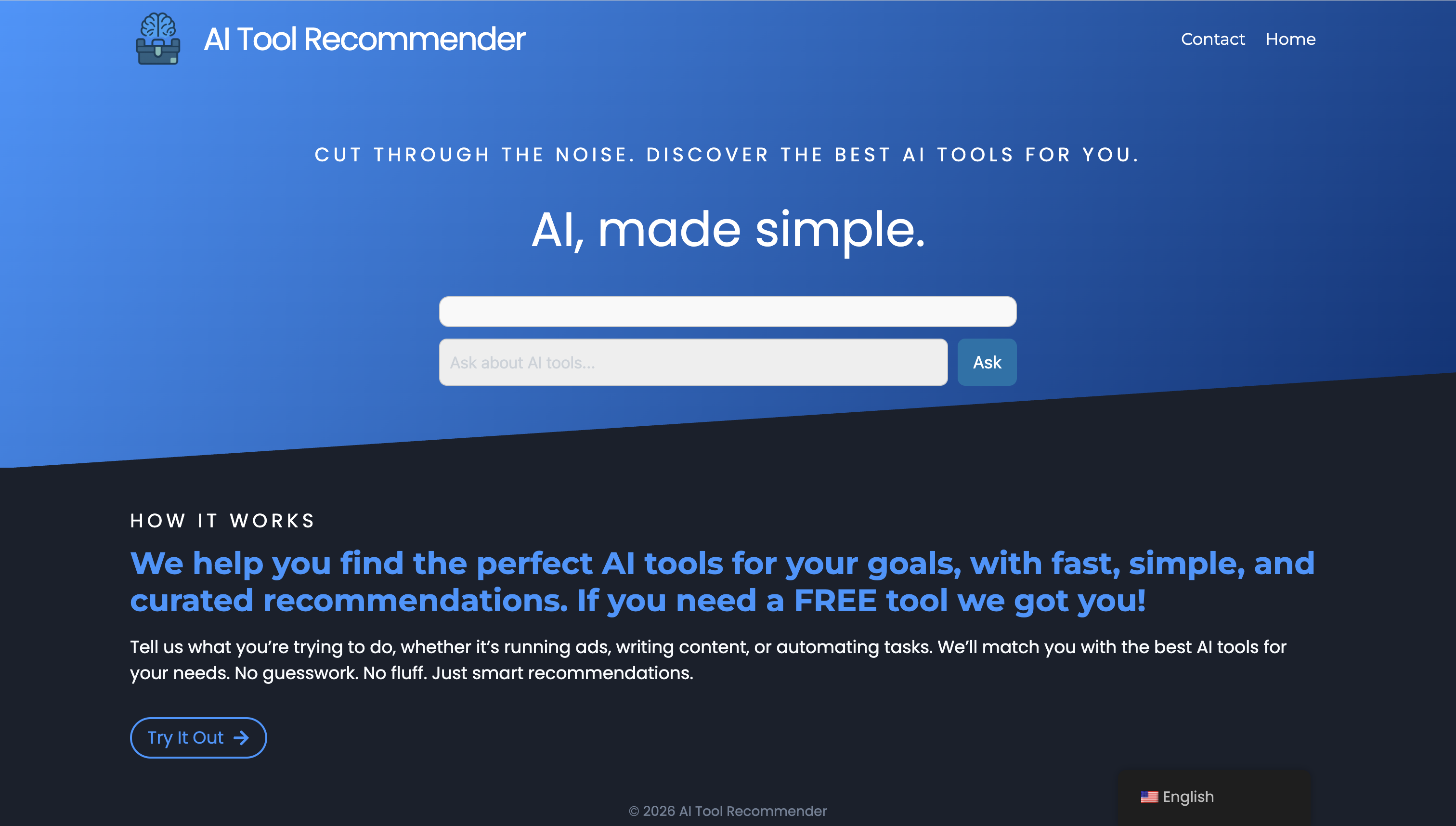 AI Tool Recommender Platform